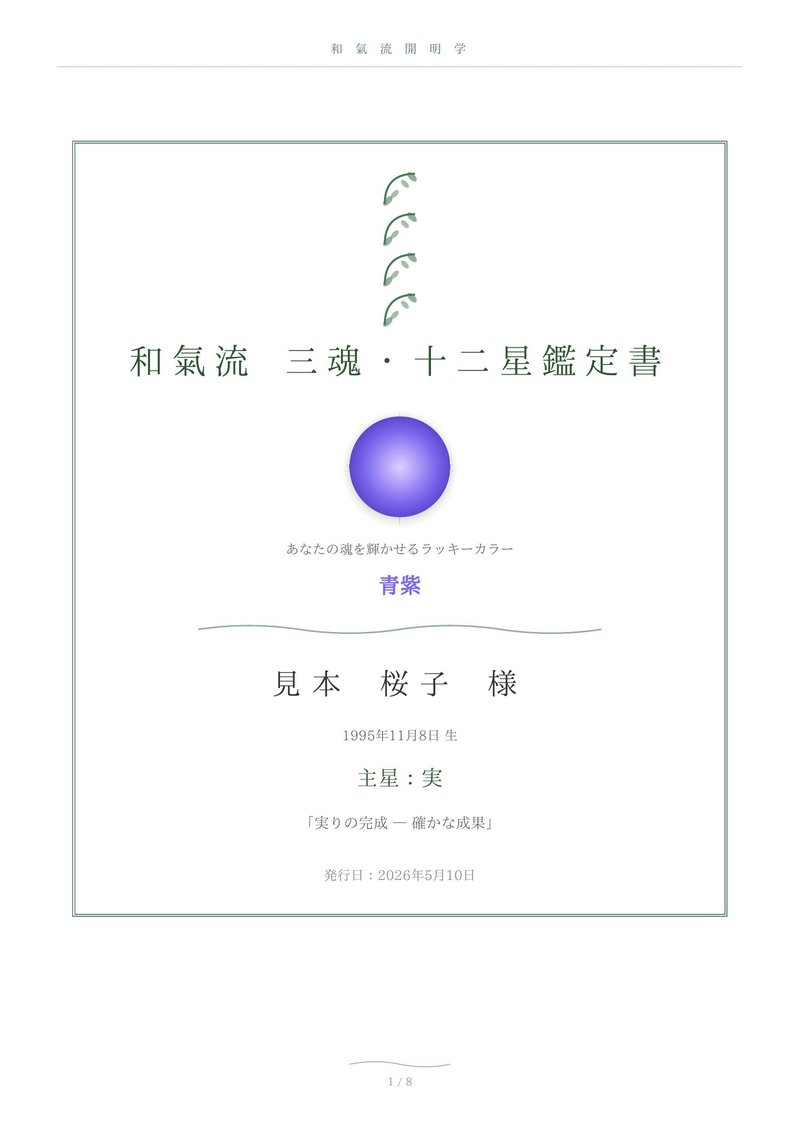 桜子様 表紙ページ